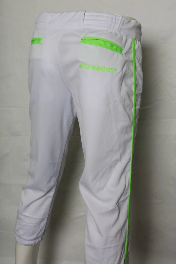 Combat Pride Fastpitch Pant White/Lime 3 Combat Pride Fastpitch Pant White/Lime