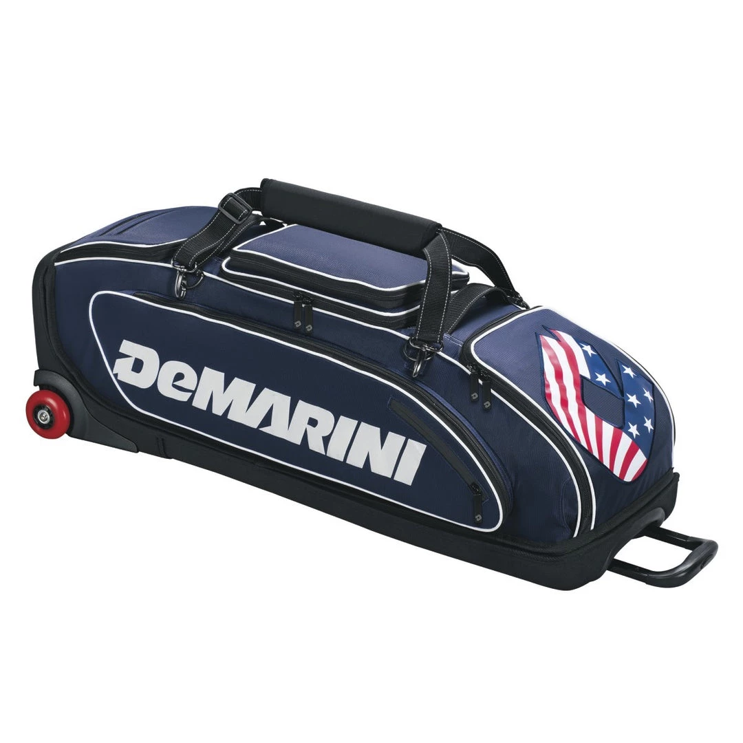 DEMARINI SPECIAL OPS WHEELED BAT ROLLER BAG NAVY Bags 3 DEMARINI SPECIAL OPS WHEELED BAT ROLLER BAG NAVY Bags